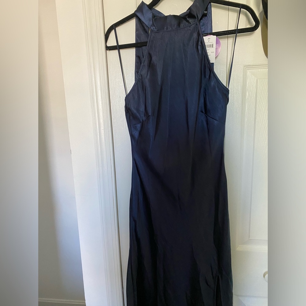 NEW Windsor Satin Halter Dress